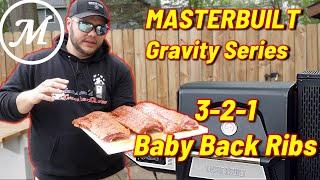 Masterbuilt Gravity 560  3-2-1 Baby Back Ribs