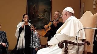 Noa Achinoam Nini - Beautiful That Way with daughter at Vatican in presence of Pope Francis