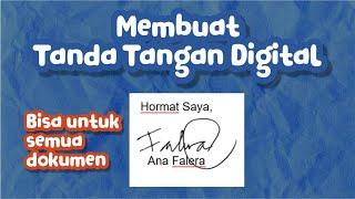 Membuat Tanda Tangan Digital