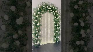 DIY - how to create backdrops on Walls #backdropdecor #wedding #flower #diy