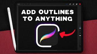 Add White Outlines to ANYTHING in Procreate