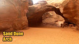 Sand Dune Arch in Arches National Park