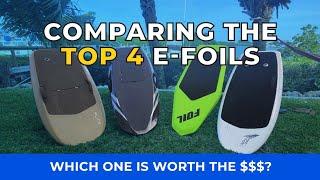 Comparing the Top 4 E-Foils FOIL Lift Fliteboard & Waydoo