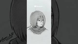 Cómo dibujar a Mikasa en un minuto 