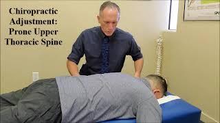 Chiropractic Adjustment Prone Upper Thoracic Spine