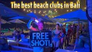 The best beach clubs in Bali Indonesia