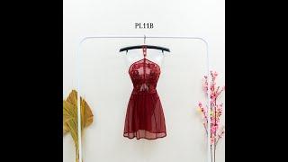 SEXY LINGERIE BAJU TIDUR SEKSI LINGERIE SLEEPWEAR PREMIUM MERAH PL11B