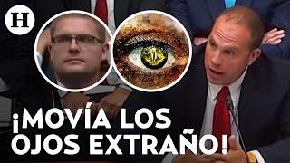 ¿Falso? Presunto reptiliano se hace presente en audiencia sobre Ovnis en EU