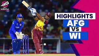 Afghanistan vs West Indies Highlights  ICC T20 World Cup 2024  Afg vs West Indies Highlights