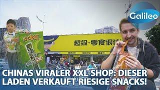 Chinas viraler XXL-Shop Dieser Laden verkauft riesige Snacks