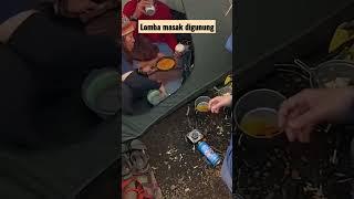 Lomba masak di gunung #shorts