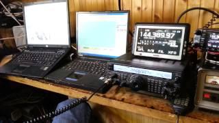 IQ1KW Test IK1YWB1 - IW6CVN6 10Ghz FM qso JN34OP to JN63QN