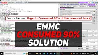  EMMC Consumed 90% of the Reserved Block Error? Fix It Like a Pro 