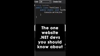 A website every .NET developer should be aware of #Shorts