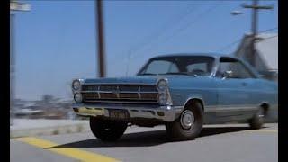 67 Ford Fairlane 500 chased by 73 Ford F-250