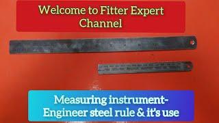 I.T.I. Fitter measuring instrument - Engineer steel rule