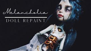 Melancholia  Doll Repaint  OOAK Custom Mods  Resin and Sculpting  etellan