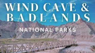 WIND CAVE & BADLANDS NATIONAL PARKS + Wall Drug  National Parks