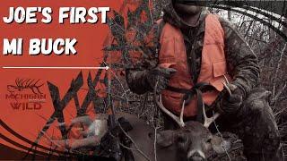 Joes first MI Buck  Michigan Deer Hunting