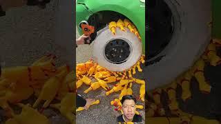 BAN MOBIL AYAM #automobile #satisfying #diy #funny #shortsfeed