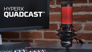 Micrófono standalone con montura anti-vibraciones – HyperX QuadCast