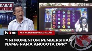 Peneliti Formappi Nama Anggota Dewan yang Terjerat Judi Online Harus Dipublikasi  AKIM tvOne