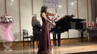 Final round  Thailand Strings Competition 2022 2nd place  Scène de Ballet  Kanchayapath