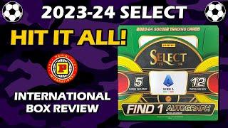 WE HIT IT ALL 2023-24 Panini Select Serie A International Hobby Box Soccer Review