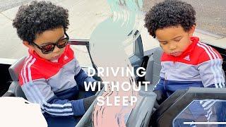 Funniest Baby Driving while Sleeping  Sleepy Driver  GMC Sierra Denali 12V