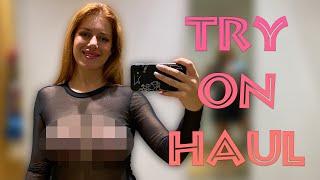 4K Try on Haul 2024  Transparent Clothes