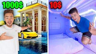 ОТЕЛЬ ЗА 10$ VS 1000$ ЧЕЛЛЕНДЖ