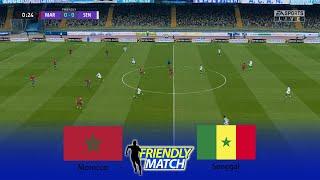 MOROCCO vs SENEGAL  International Friendly Match 2022  21 December 2022  PES Realistic Gameplay