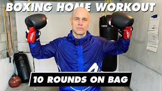 10 Killer Boxing Rounds on Heavy Bag  10 Practical Boxing Combos