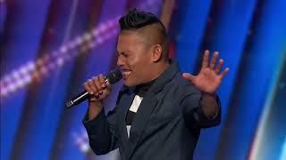 Roland Abantes Voice is Golden - he sings When a Man Loves a Woman  Auditions  AGT 2023