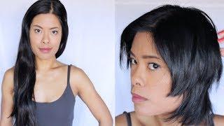 HOW TO CLIP IN EXTENSIONS FOR SHORT UNEVEN HAIR luxy hair  VICTORIA VANN KUJA