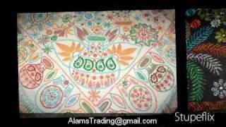 Nakshi Kantha Cotton Quilts from Bangladesh