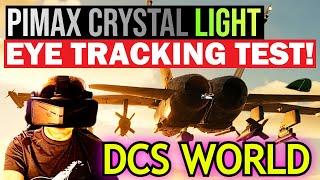 DCS World Pimax Crystal LIGHT vs EYE TRACKING Is There REALLY a DIFFERENCE? FPS Comparison Test