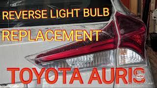 Reverse light replacement TOYOTA AURIS #lamps #replacement #toyotaauris #howto #diy