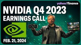 Listen Nvidia delivers Q4 FY24 earnings call $NVDA