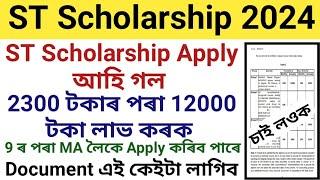 ST Scholarship Apply 2024  NSP Scholarship Apply 2024  ST Scholarship Apply Online