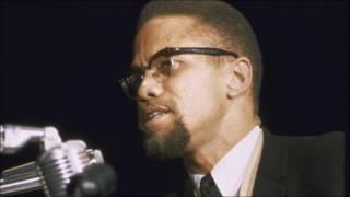 Malcolm X emphatically declares shahada statement of faith in Arabic and English