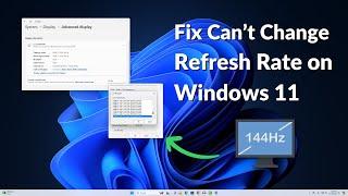 How to Fix Can’t Change Refresh Rate On Your Monitor