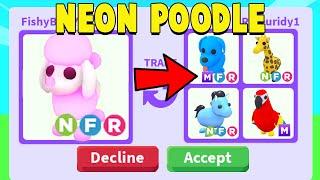 Trading *NEW* NEON POODLE in Adopt Me