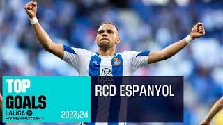 TOP 10 GOALS RCD ESPANYOL LALIGA HYPERMOTION 202324