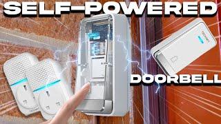 TECKNET Twin Self-Powered Wireless Doorbell 