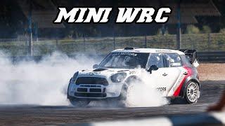 MINI WRC having fun at Circuit Zolder 2019 donuts & launch control