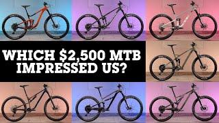 $2500 Full-Suspension Mountain Bike Comparison Test