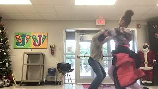 girls play fighting in school fake fight 