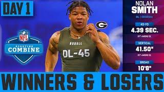 NFL Combine Winners & Losers NFL COMBINE DAY 1 WINNERS