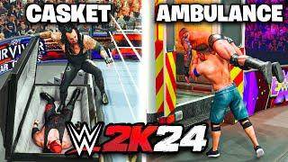 I Played EVERY New Match In WWE 2K24 In One Video